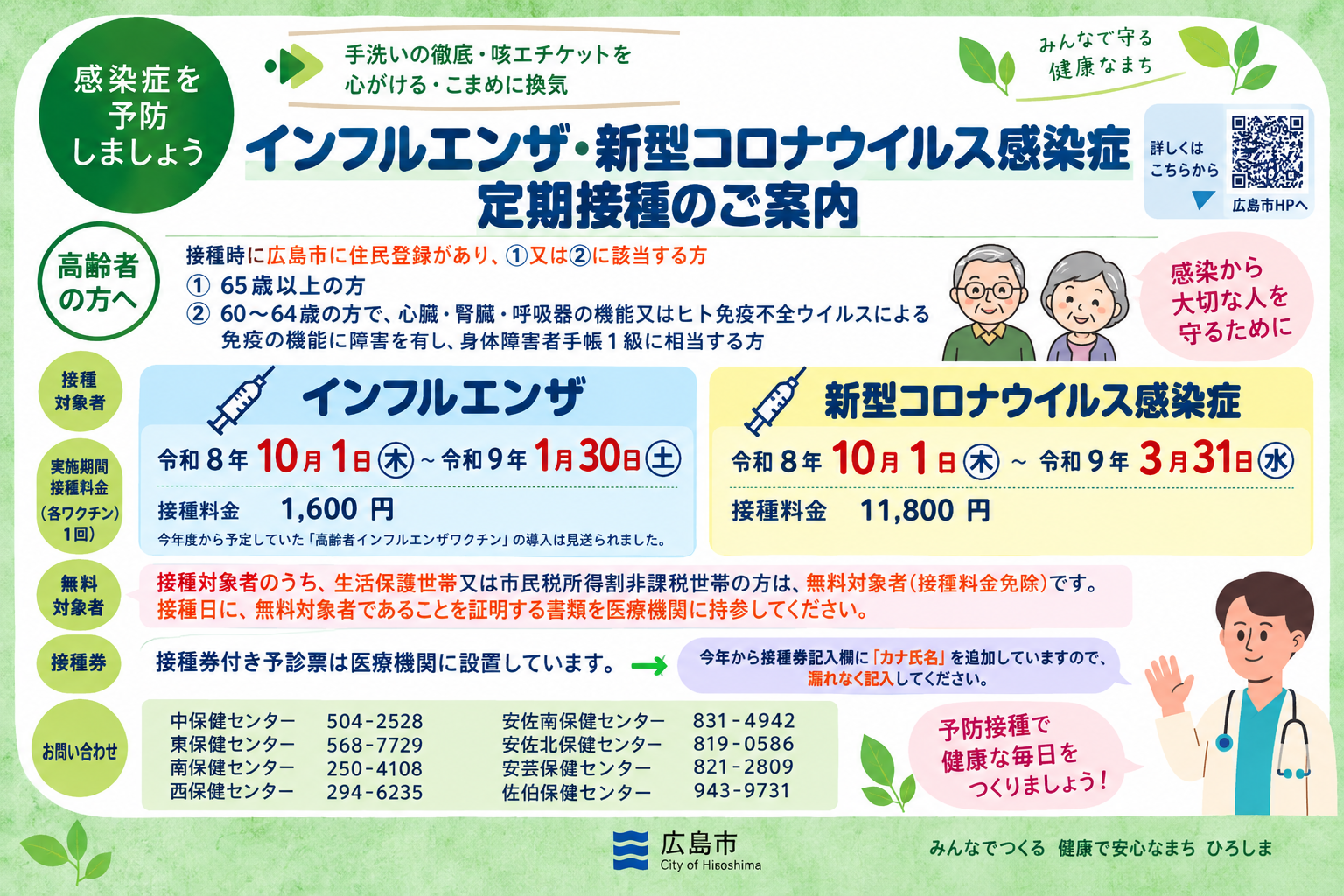 定期接種のご案内